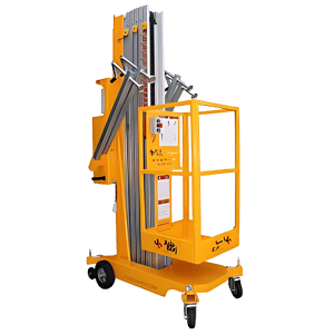 بالابر نفربر الکتروهیدرولیکی تک دکله با چرخ کارگاهی مدل EHS