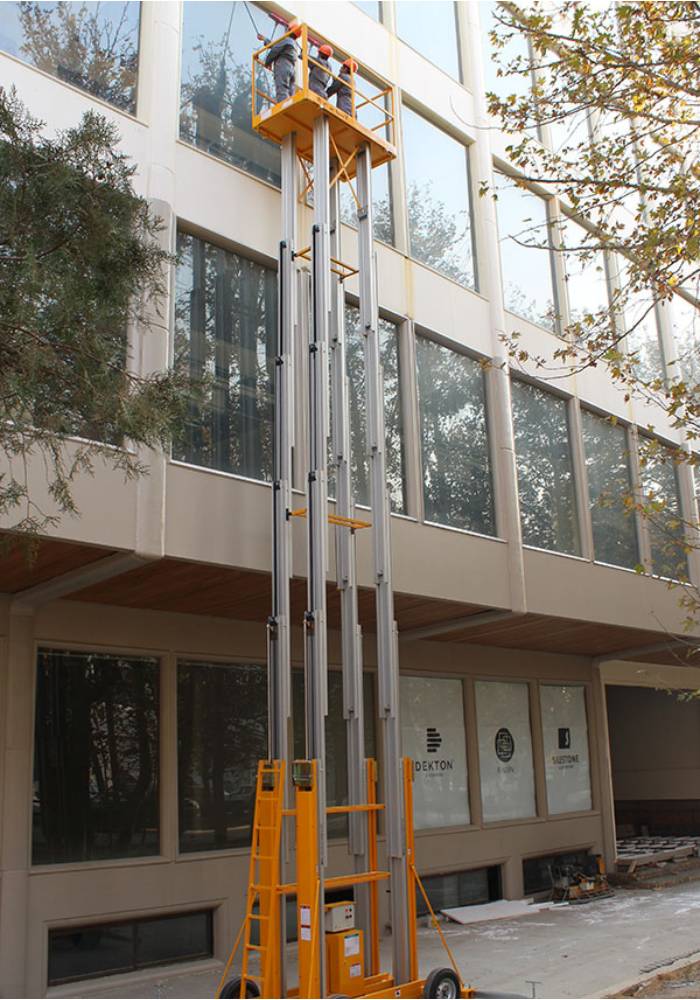 بالابر نفربر الکتروهیدرولیکی چهاردکله با چرخ خودرویی و قابل یدک مدل EHFL - تصویر 4