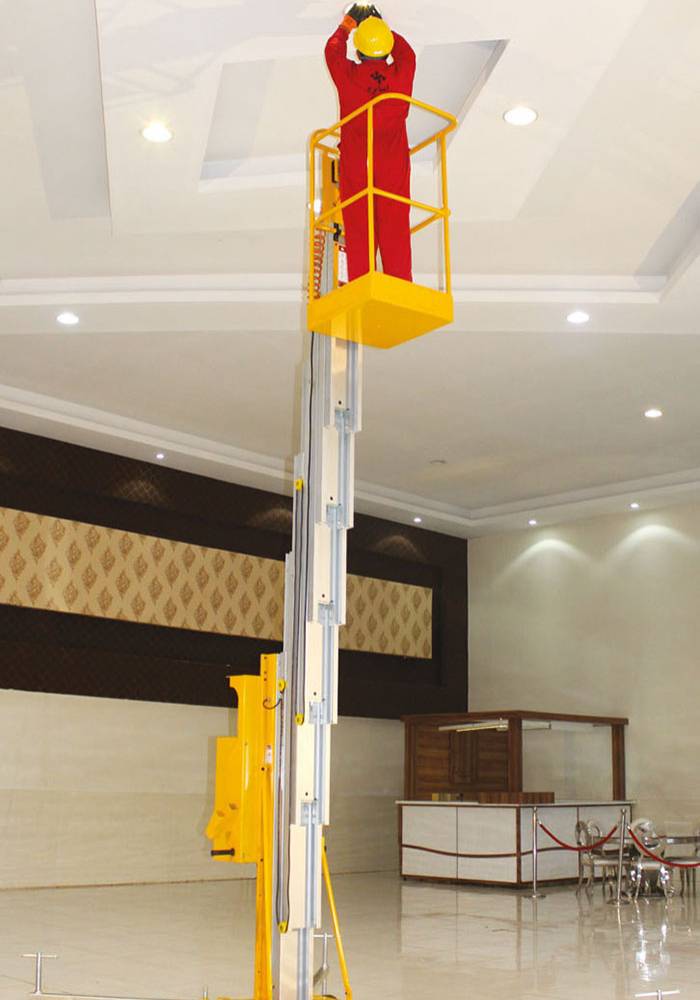 بالابر نفربر الکتروهیدرولیکی تک دکله با چرخ کارگاهی مدل EHS - تصویر 2