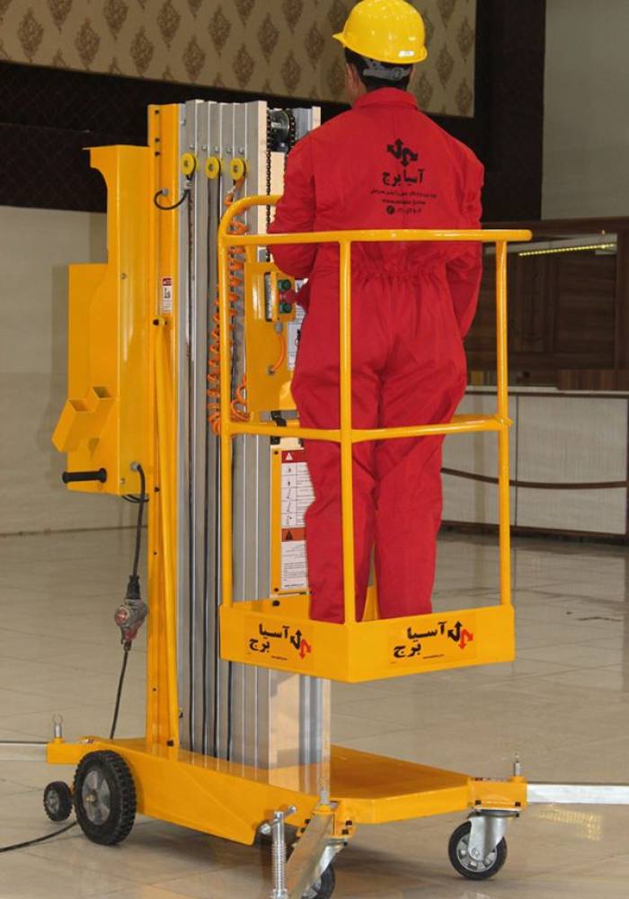 بالابر نفربر الکتروهیدرولیکی تک دکله با چرخ کارگاهی مدل EHS - تصویر 5